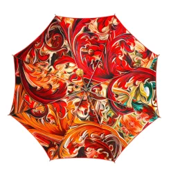 Online Il Marchesato Abstract Red Radiance: Exclusive Umbrella with Abstract Design in Red