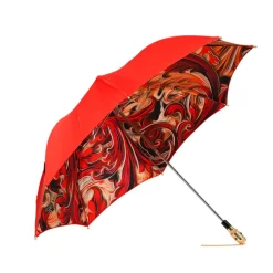 Online Il Marchesato Abstract Red Radiance: Exclusive Umbrella with Abstract Design in Red