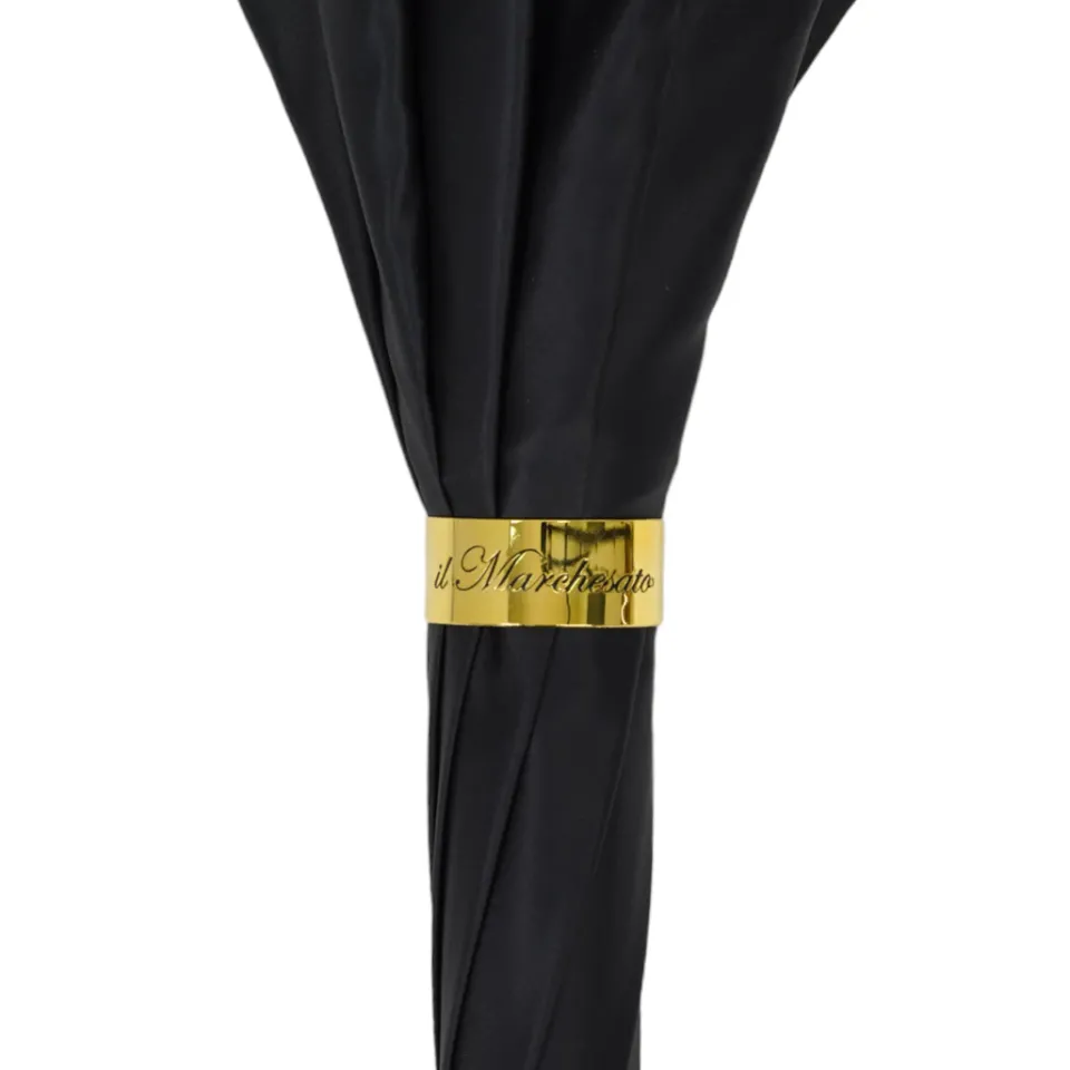 Clearance Il Marchesato Artisan Italian Umbrella with Luxurious Hand-Enameled Toucan Handle