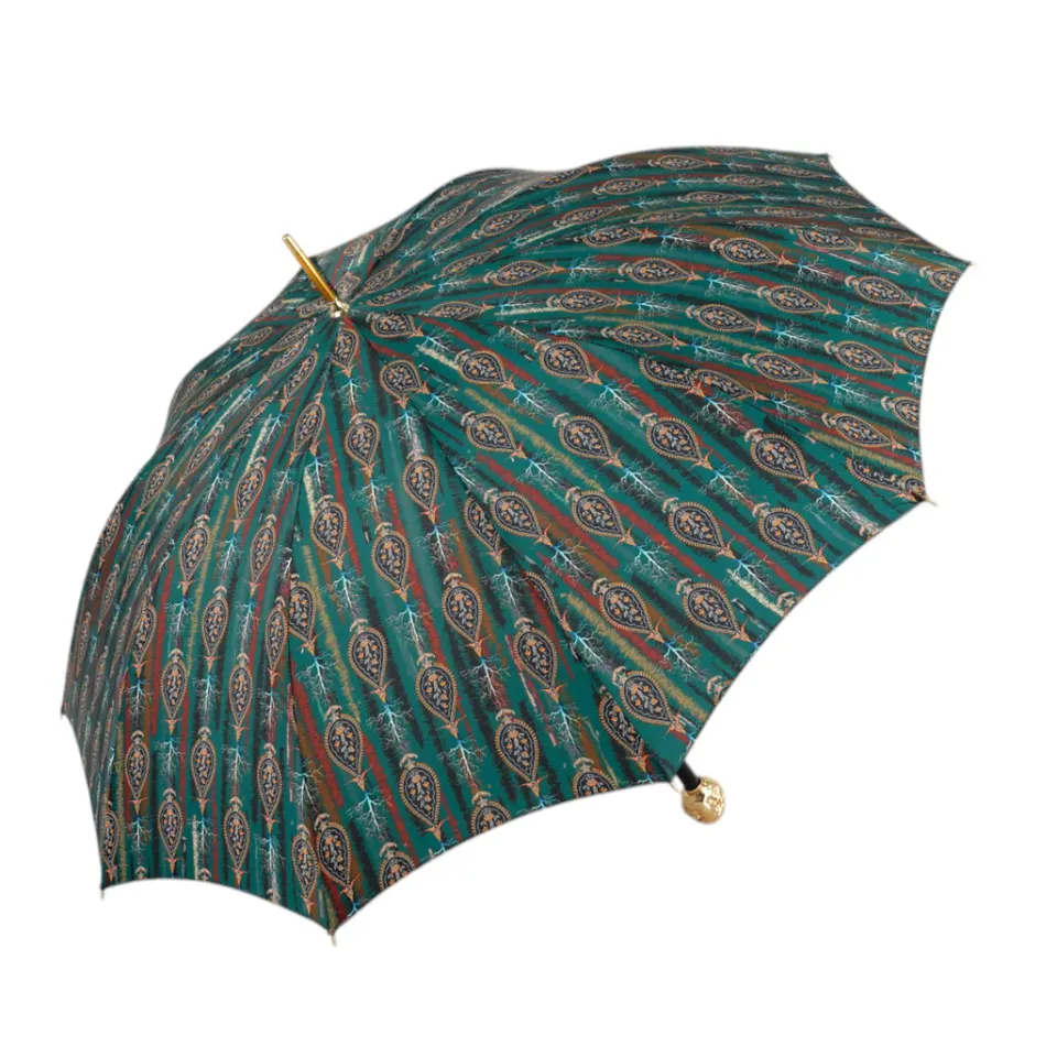 Online Il Marchesato Artistic Paisley Umbrella with Luxurious "The Four Noble Truths" Handl