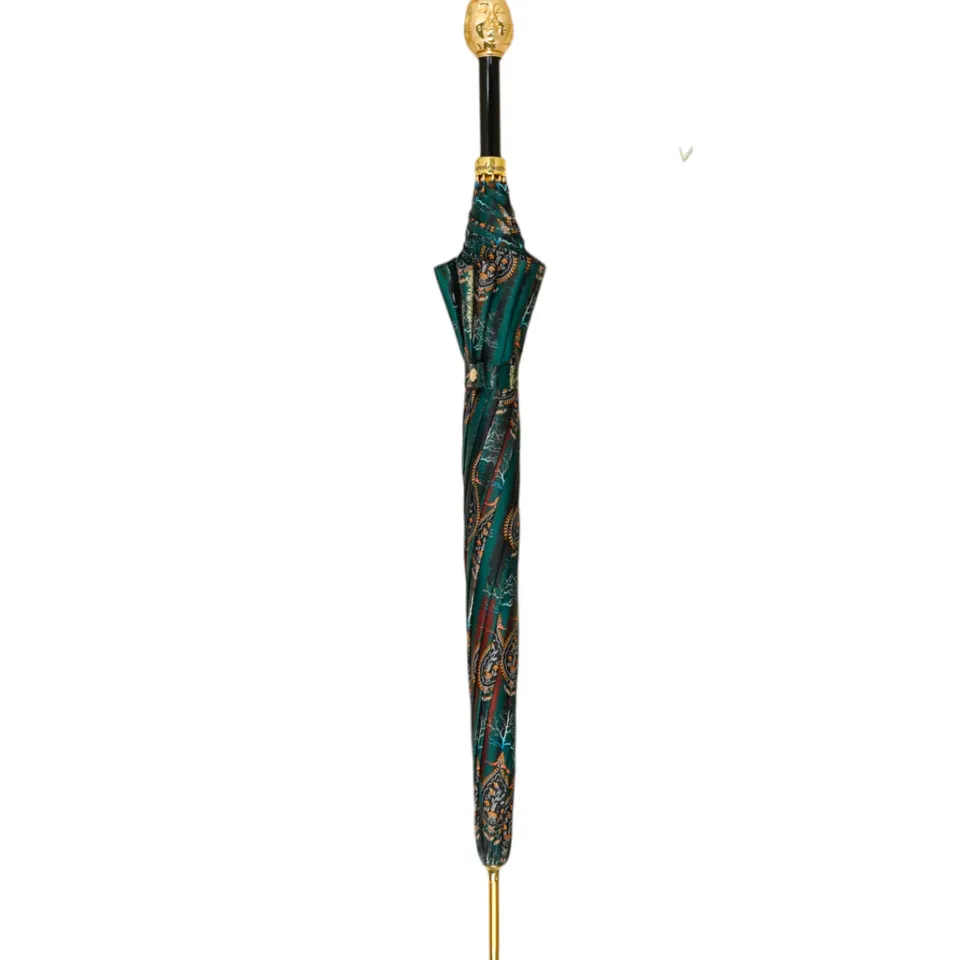 Online Il Marchesato Artistic Paisley Umbrella with Luxurious "The Four Noble Truths" Handl
