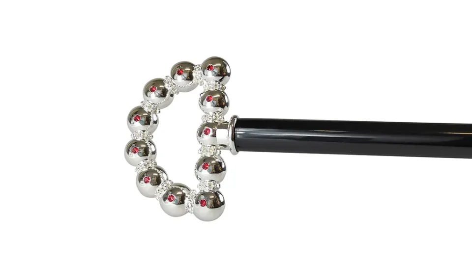Sale Il Marchesato Bastone brillante con sfere e cristalli - placcato Argento925