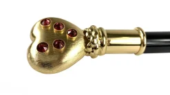 New Il Marchesato Bastone da collezione con cuore dorato 24K