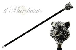 Clearance Il Marchesato Bastone da passeggio con tigre dipinta a mano