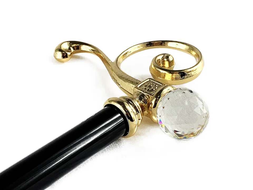 Hot Il Marchesato Bastone da passeggio da collezione bello con cristallo Swarovski