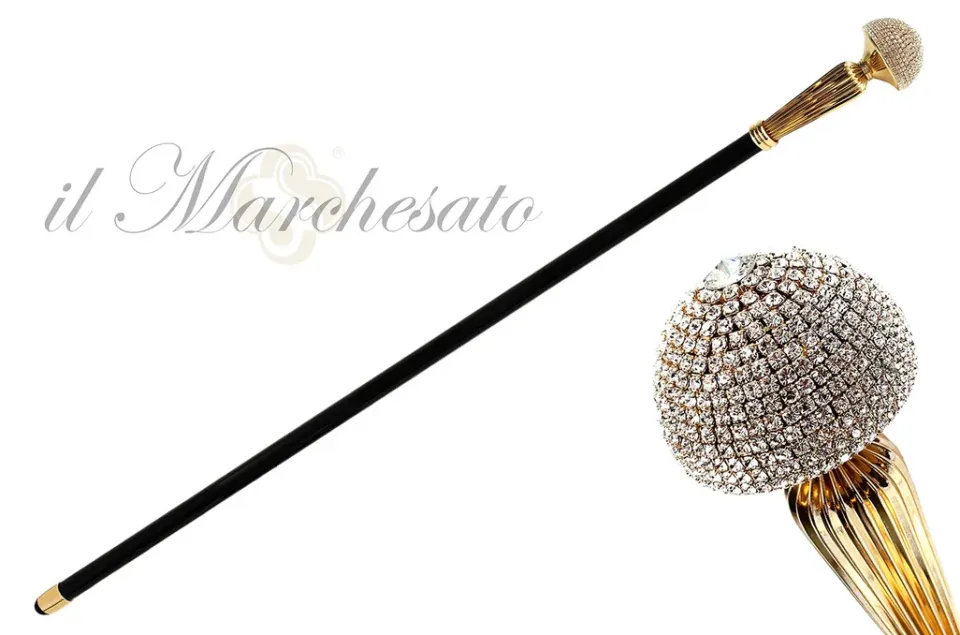 Online Il Marchesato Bastone da passeggio da collezione lussuoso