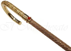 Outlet Il Marchesato Bastone da passeggio di lusso tempestato di cristalli Swarovski