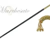Best Il Marchesato Bastone da passeggio incrostato con centinaia di cristalli eriniti