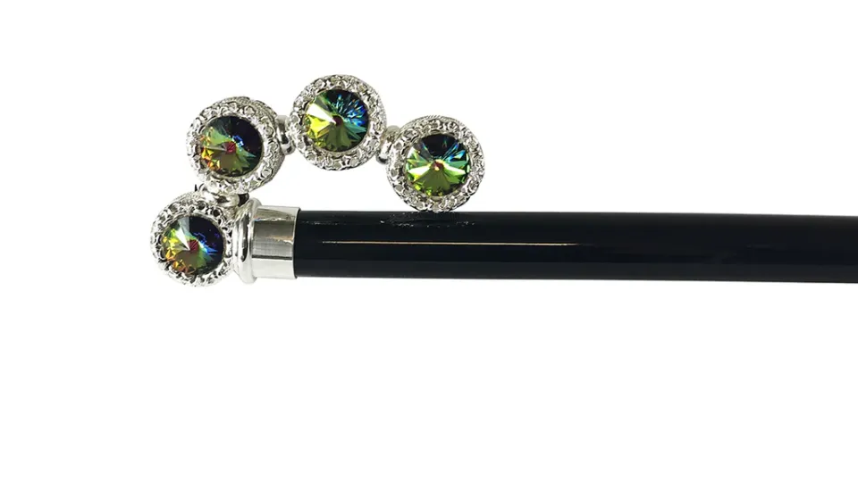 Clearance Il Marchesato Bastone di lusso con cristalli multicolore