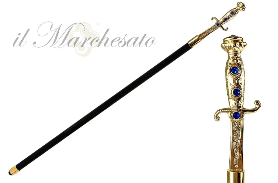 Best Il Marchesato Bastone di lusso con manico Spada