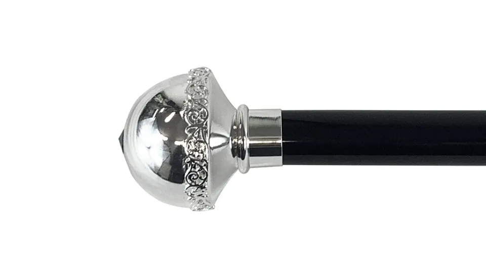 Online Il Marchesato Bastone elegante con pomolo placcato argento