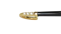 Sale Il Marchesato Bastone placcato oro 24K con perle