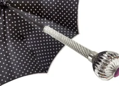 Best Il Marchesato Beautiful Red Women's Umbrella con Peacock Design Hight Quality Luxury Umbrella