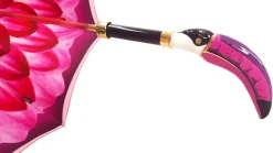 Fashion Il Marchesato Beautifull ombrello di tucano di baldacchino doppio in una fucsia di pendenza lussuosa ombrello alla moda