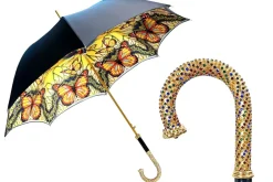 Fashion Il Marchesato Bellissimo ombrello a doppio baldacchino con design a farfalla