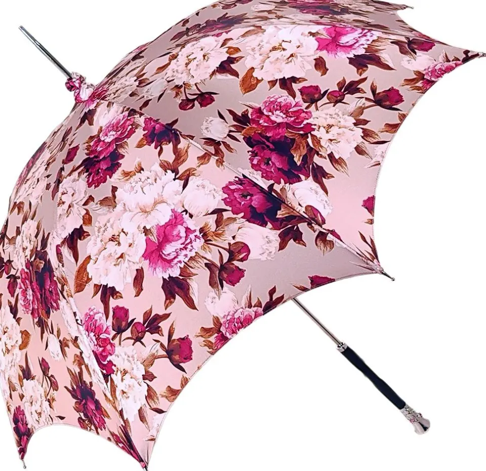 Outlet Il Marchesato Bellissimo parasole rosa fiorito