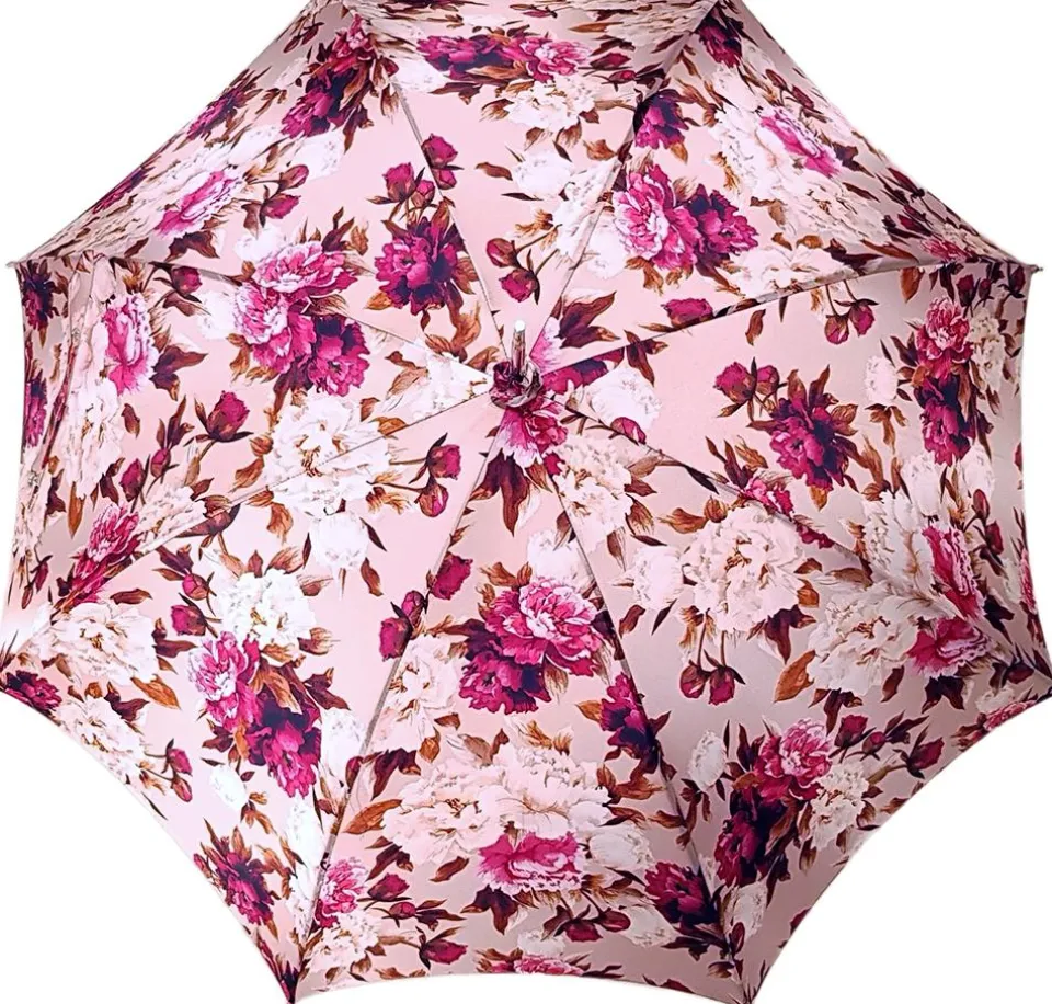 Outlet Il Marchesato Bellissimo parasole rosa fiorito