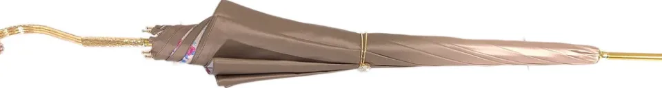 New Il Marchesato Bell'ombrello delle donne rosso con progetto di pavone stampato ombrello di lusso di qualità di Hight
