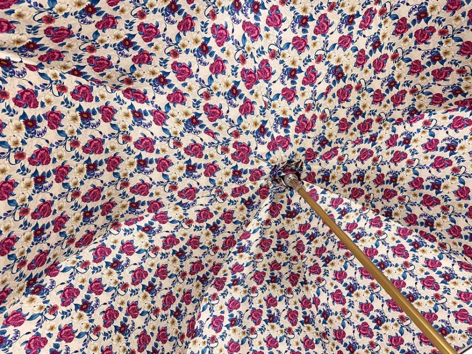 New Il Marchesato Bell'ombrello delle donne rosso con progetto di pavone stampato ombrello di lusso di qualità di Hight