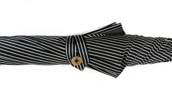 Best Il Marchesato Black&White ombrello in Legno Malacca curvato amano