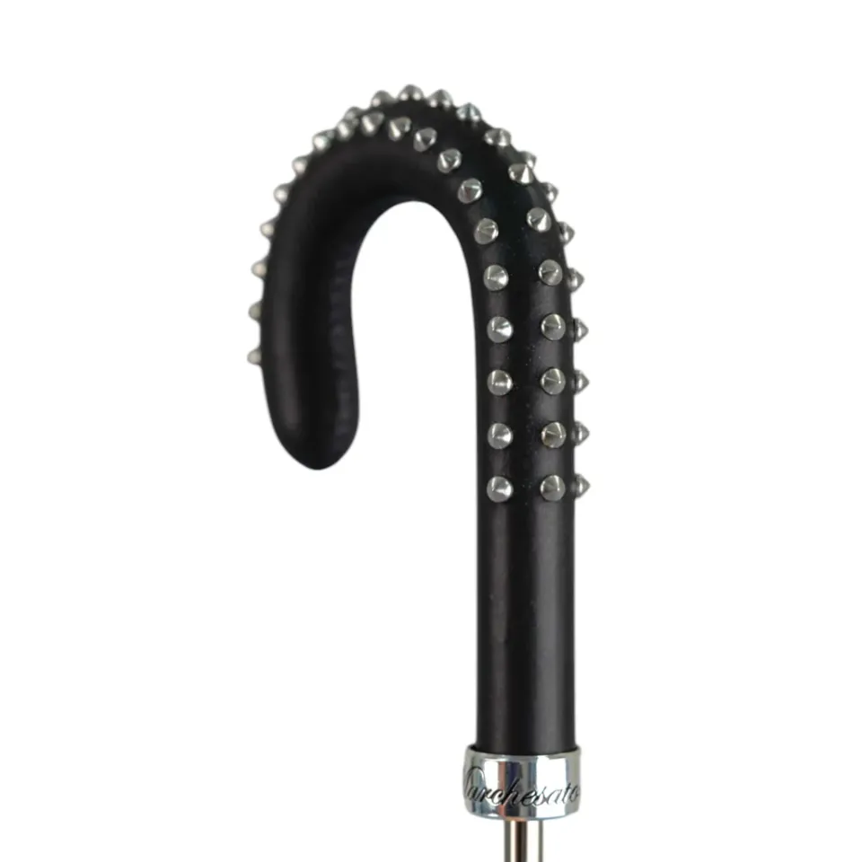Discount Il Marchesato Blue Umbrella with Textured Scales and Rock-Style Studded Handle