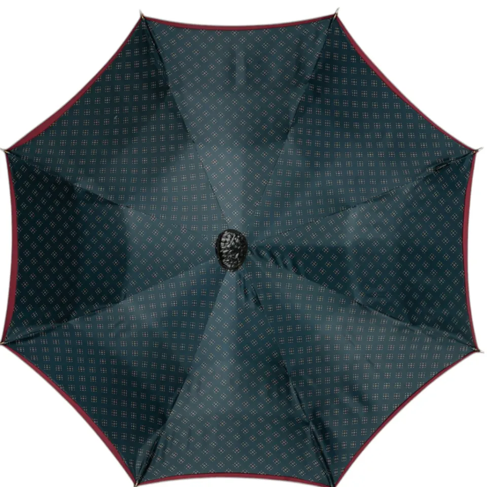 Discount Il Marchesato Bold Burgundy Umbrella with Artisan Skull Handle for a Unique Style
