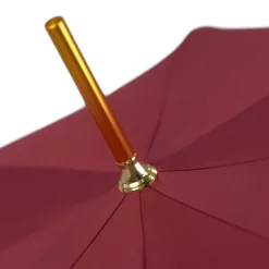 Discount Il Marchesato Bold Burgundy Umbrella with Artisan Skull Handle for a Unique Style