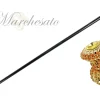 Fashion Il Marchesato Canna a mano di Milord con cristalli arancioni