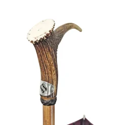 New Il Marchesato Corno di cervo su canna di legno di faggio svasato