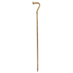 Fashion Il Marchesato Crook Walking Cane Encrust di cristalli bianchi