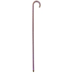 Sale Il Marchesato Crook Walking Cane Encrust di cristalli di zaffiro
