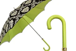 New Il Marchesato Damasco nero alla moda con verde fantastico