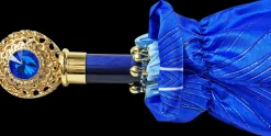 Best Il Marchesato Design esclusivo del pavone con cristalli di zaffiro