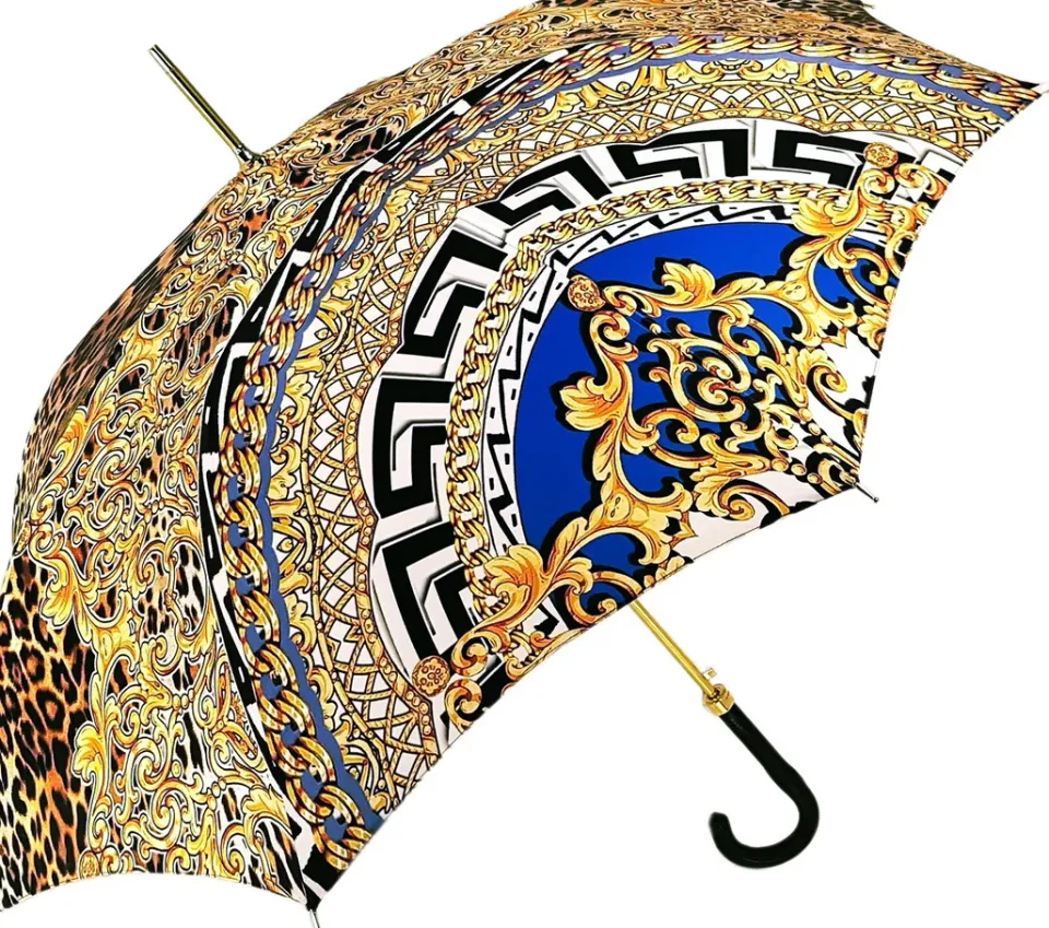 Fashion Il Marchesato Disegno Geometrico - ombrello esclusivo leopardato