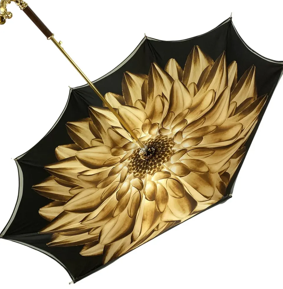 Discount Il Marchesato Doppio Tessuto sfumato Oro con fiore interno
