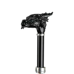 Sale Il Marchesato Dragon’s Fury: Black Umbrella with Fierce Dragon Handle