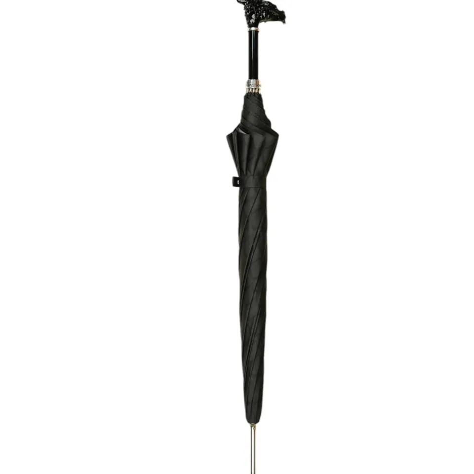 Sale Il Marchesato Dragon’s Fury: Black Umbrella with Fierce Dragon Handle