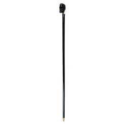 Sale Il Marchesato Elegant Cane with Sculpted Black Skull Handle and Gold Accents