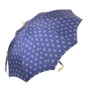 Best Il Marchesato Elegant Umbrella with Filigree Metal Handle and Lily Design