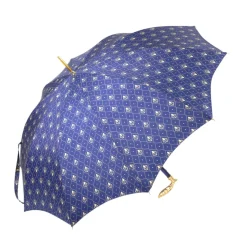 Best Il Marchesato Elegant Umbrella with Filigree Metal Handle and Lily Design