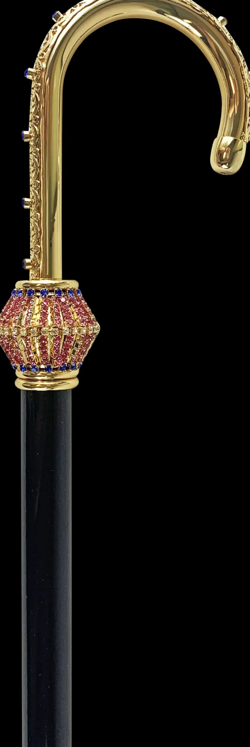 Sale Il Marchesato Elegante canna da passeggio per signore con cristalli