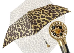 Hot Il Marchesato Elegante disegno leopardo con impugnatura filigrana
