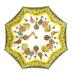 Fashion Il Marchesato Elevated Elegance: Exclusive Hot Air Balloon Design Umbrella with Gold