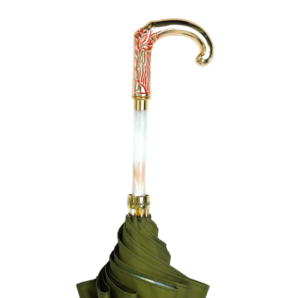 Fashion Il Marchesato Elevated Elegance: Exclusive Hot Air Balloon Design Umbrella with Gold