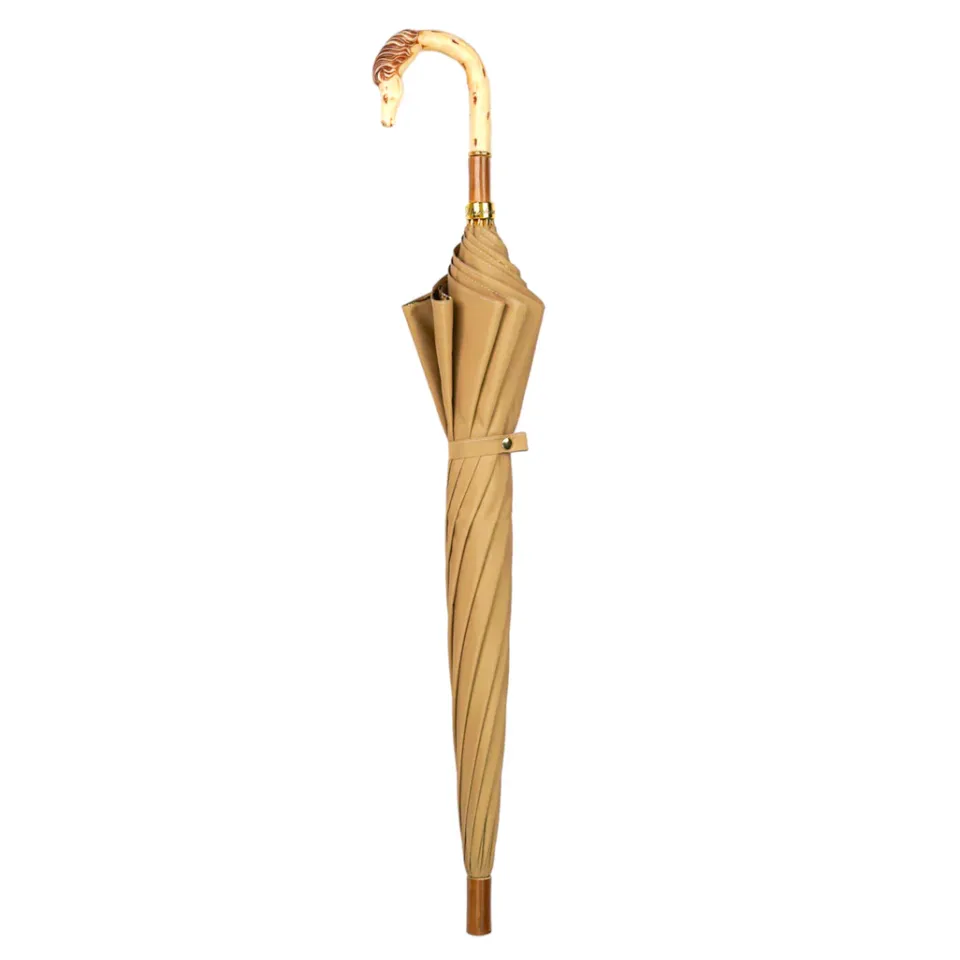 Sale Il Marchesato Equestrian Elegance: Luxury Handcrafted Men's Umbrella with Horse Hand