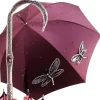 Hot Il Marchesato Esclusivo ombrello da donna fatto a mano con libellule ricamate Ladies Umbrellas
