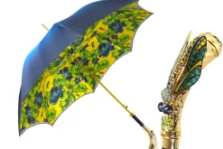Best Il Marchesato Exclusive Italian Artisan Umbrella with Exquisite Hand-Painted Dragonf