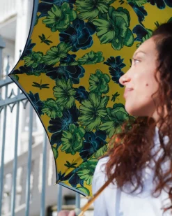 Best Il Marchesato Exclusive Italian Artisan Umbrella with Exquisite Hand-Painted Dragonf
