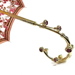 Clearance Il Marchesato Fantastico ombrello rosa chiaro con speciale manico a fiori