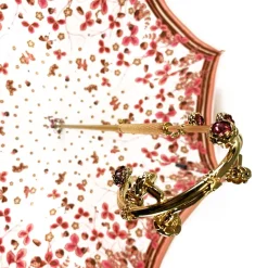 Clearance Il Marchesato Fantastico ombrello rosa chiaro con speciale manico a fiori